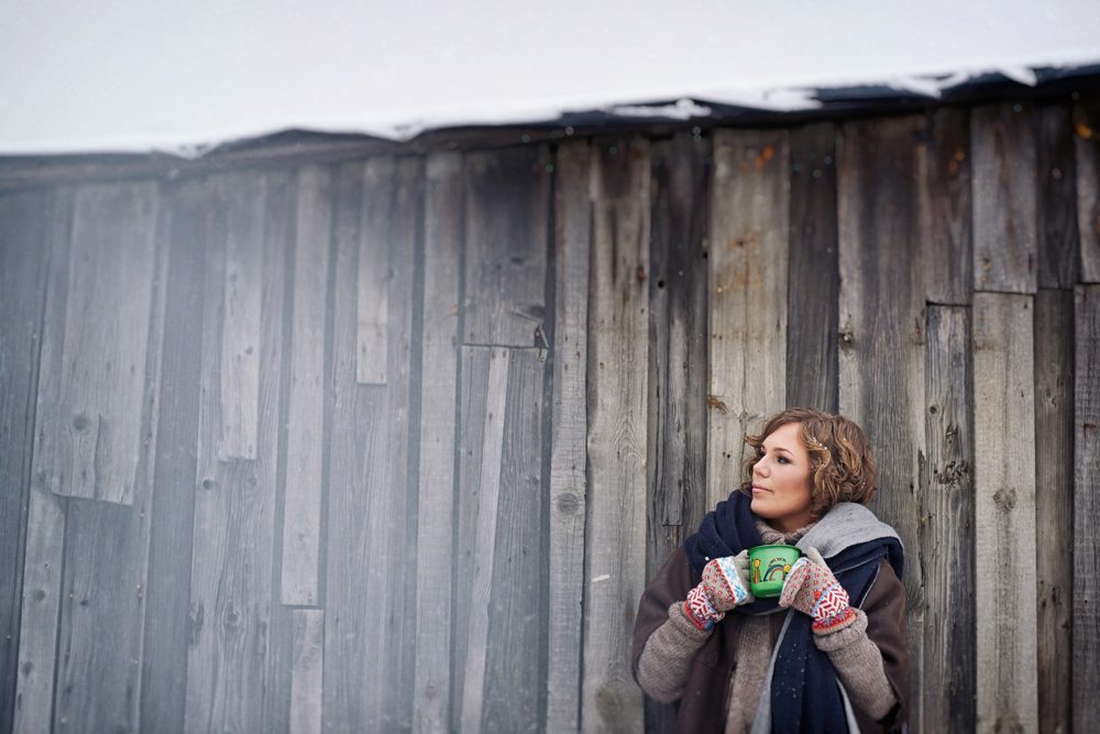 zimowa sesja portretowa Wrocław