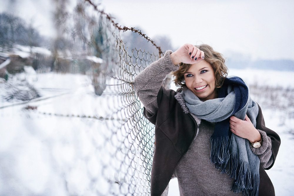 zimowa sesja portretowa Wrocław