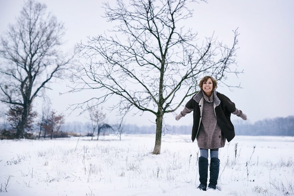 zimowa sesja portretowa Wrocław