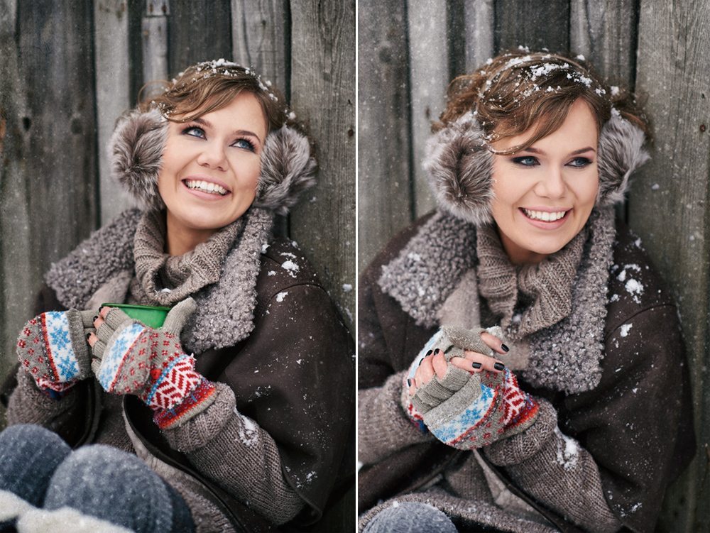 zimowa sesja portretowa Wrocław