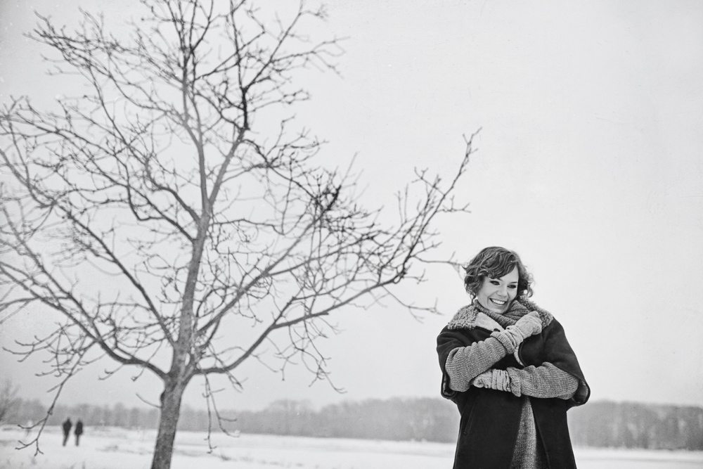zimowa sesja portretowa Wrocław